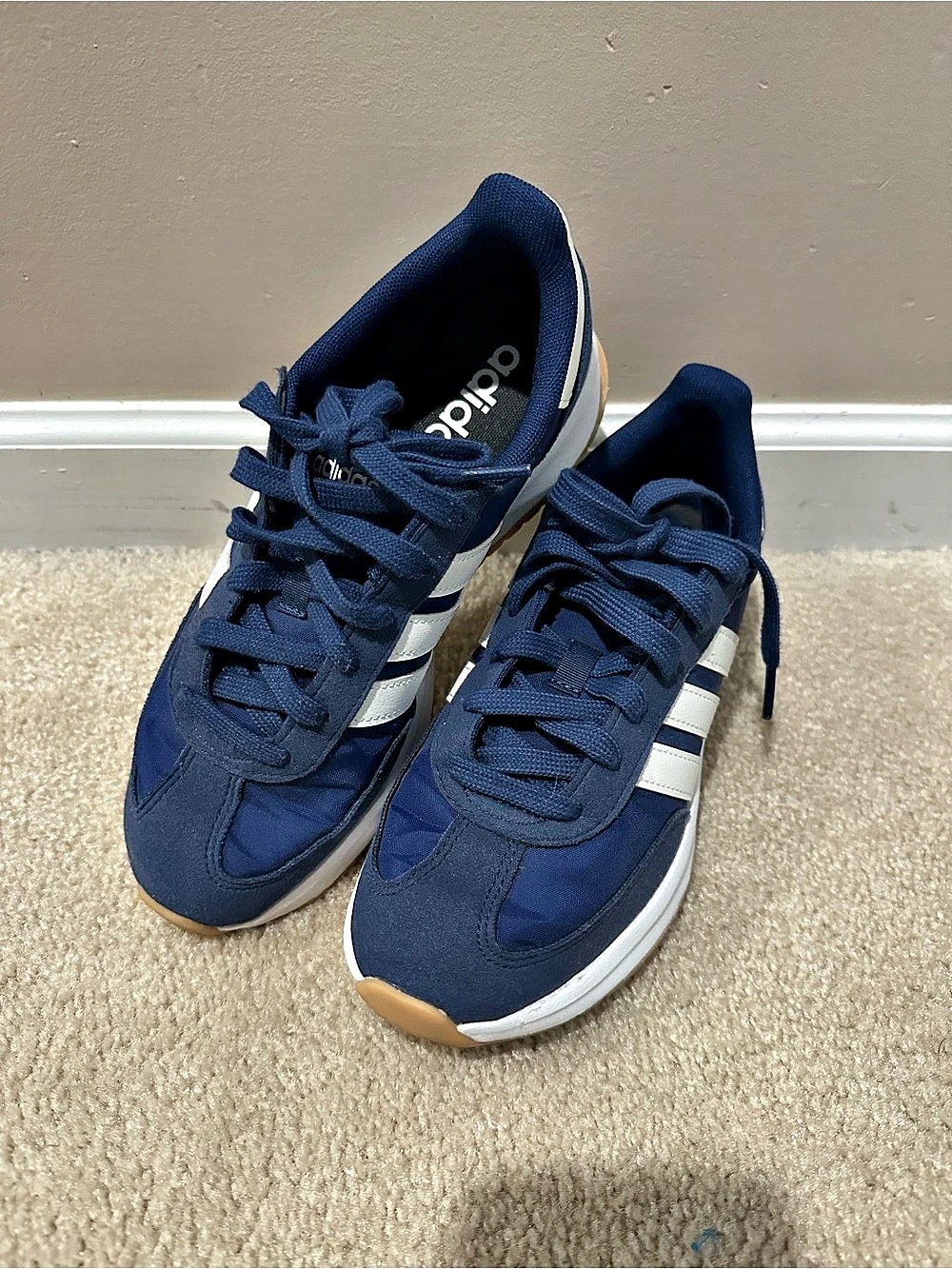 adidas Run 70s 2.0 Shoes kid’s Sneakers Blue & White US 6